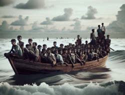 Pengungsi Rohingya Tertahan di Laut Selama Beberapa Hari karena Warga Menolak Mereka